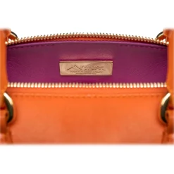 Avvenice - Thesaura - Premium Leather Bag - Orange - Handmade in Italy - Exclusive Luxury Collection - Avvenice