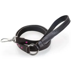 B Wilde Collection - Cabo Leash - Pink - Cabo Collection - Leather Leash - High Quality Luxury - Avvenice