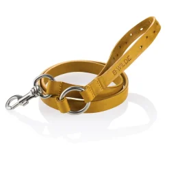 B Wilde Collection - Domino Leash - Tuscany Yellow - Domino Collection - Leather Leash - High Quality Luxury - Avvenice