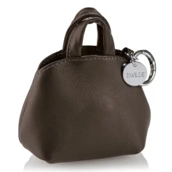 B Wilde Collection - Mini Dog Bag Dispenser - Dark Chocolate - Wilde Collection - Leather Dispenser - High Quality Luxury - Avvenice