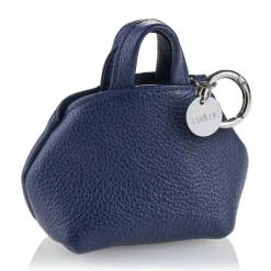 B Wilde Collection - Mini Dog Bag Dispenser - Blue Navy - Wilde Collection - Leather Dispenser - High Quality Luxury - Avvenice