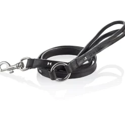 B Wilde Collection - Set Cairo - Onyx - Collar & Leash - Cairo Collection - Leather Collar - High Quality Luxury - Avvenice