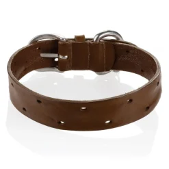 B Wilde Collection - Set Domino - Olive - Collar & Leash - Domino Collection - Leather Collar - High Quality Luxury - Avvenice