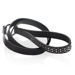 B Wilde Collection - Set Sparky - Collar & Leash - Sparky Collection - Leather Collar - High Quality Luxury - Avvenice