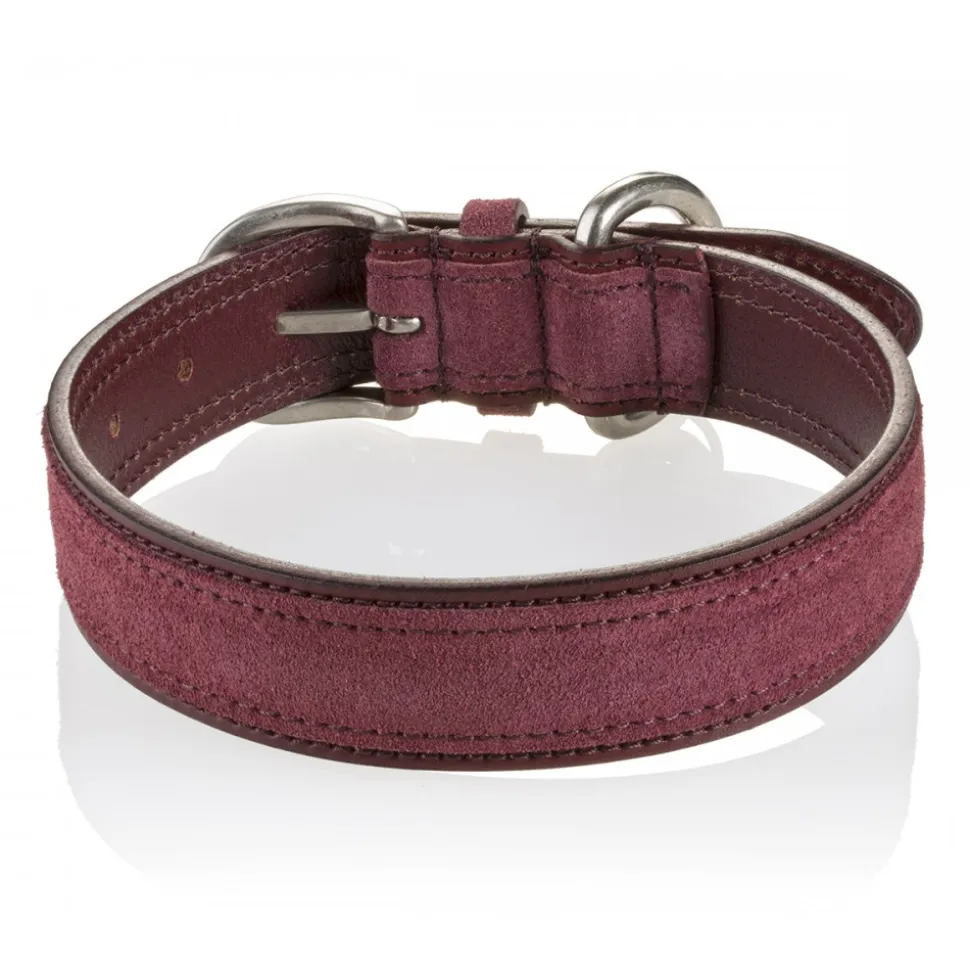 B Wilde Collection - Tango Collar - Bordeaux - Tango Collection - Leather Collar - High Quality Luxury - Avvenice