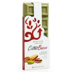 Bacco - Tipicità al Pistacchio - Ciokkobacco Maxi - Pistachio White Chocolate Bar - Artisan Chocolate - 400 g - Avvenice