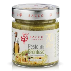 Bacco - Tipicità al Pistacchio - Pesto alla Brontese 70 % - Pistachio from Bronte - 190 g - Avvenice