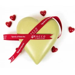 Bacco - Tipicità al Pistacchio - Heart CiokkoBacco - Pistachio White Chocolate Bunny - Artisan Chocolate - 150 g - Avvenice
