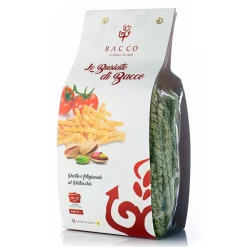 Bacco - Tipicità al Pistacchio - La Brontese - Pasta Busiate at Pistachio - Pasta at Pistachio from Bronte - 500 g - Avvenice