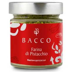 Bacco - Tipicità al Pistacchio - Pistachio Flour in Jar - Flour - 100 g - Avvenice