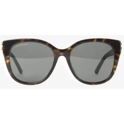 Balenciaga - Adjusted Fit Dynasty Cat-Eye Sunglasses - Dark Havana - Sunglasses - Balenciaga Eyewear - Avvenice