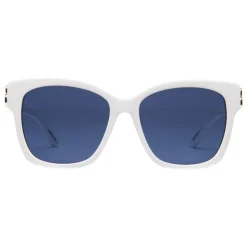 Balenciaga - Adjusted Fit Dynasty Square Sunglasses - White - Sunglasses - Balenciaga Eyewear - Avvenice