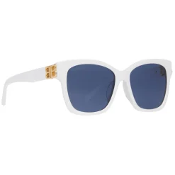 Balenciaga - Adjusted Fit Dynasty Square Sunglasses - White - Sunglasses - Balenciaga Eyewear - Avvenice