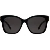 Balenciaga - Adjusted Fit Dynasty Square Sunglasses - Black - Sunglasses - Balenciaga Eyewear - Avvenice