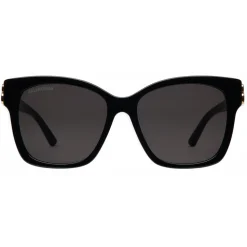 Balenciaga - Adjusted Fit Dynasty Square Sunglasses - Black - Sunglasses - Balenciaga Eyewear - Avvenice