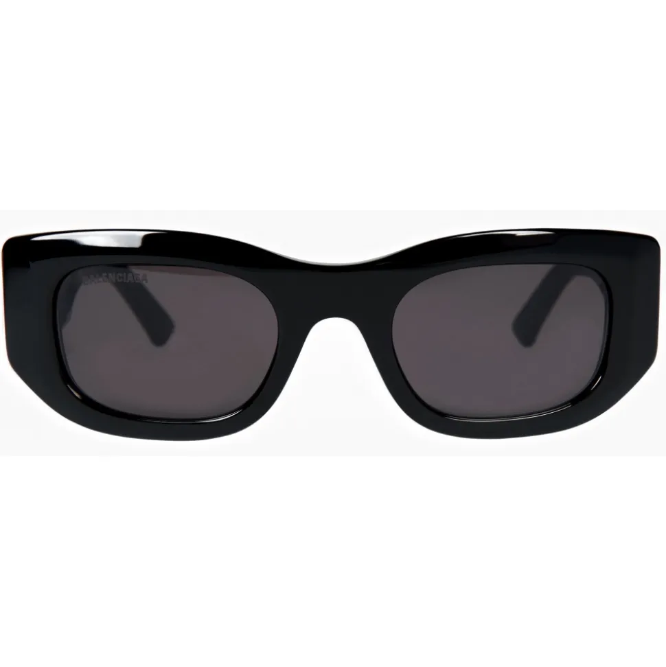 Balenciaga - Blow Rectangle Sunglasses - Black - Sunglasses - Balenciaga Eyewear - Avvenice