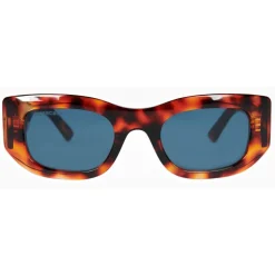 Balenciaga - Blow Rectangle Sunglasses - Havana - Sunglasses - Balenciaga Eyewear - Avvenice