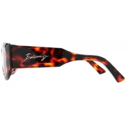 Balenciaga - Blow Rectangle Sunglasses - Havana - Sunglasses - Balenciaga Eyewear - Avvenice