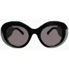 Balenciaga - Blow Round Sunglasses - Black - Sunglasses - Balenciaga Eyewear - Avvenice