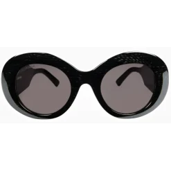 Balenciaga - Blow Round Sunglasses - Black - Sunglasses - Balenciaga Eyewear - Avvenice