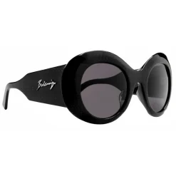 Balenciaga - Blow Round Sunglasses - Black - Sunglasses - Balenciaga Eyewear - Avvenice