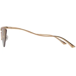 Balenciaga - Curve Cat Sunglasses - Gold - Sunglasses - Balenciaga Eyewear - Avvenice