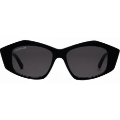 Balenciaga - Cut Square Sunglasses - Black - Sunglasses - Balenciaga Eyewear - Avvenice