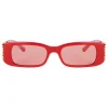Balenciaga - Dynasty Rectangle Sunglasses - Red - Sunglasses - Balenciaga Eyewear - Avvenice