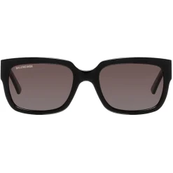 Balenciaga - Flat D-Frame Sunglasses - Black - Sunglasses - Balenciaga Eyewear - Avvenice