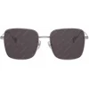 Balenciaga - Ghost Square Sunglasses - Silver Black - Sunglasses - Balenciaga Eyewear - Avvenice