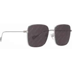 Balenciaga - Ghost Square Sunglasses - Silver Black - Sunglasses - Balenciaga Eyewear - Avvenice