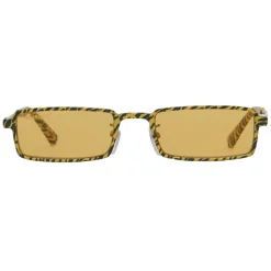 Balenciaga - Graphic Rectangle Sunglasses - Yellow Zebra - Sunglasses - Balenciaga Eyewear - Avvenice