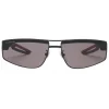 Balenciaga - Hybrid Rectangle Sunglasses - Black Red - Sunglasses - Balenciaga Eyewear - Avvenice