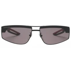 Balenciaga - Hybrid Rectangle Sunglasses - Black Red - Sunglasses - Balenciaga Eyewear - Avvenice