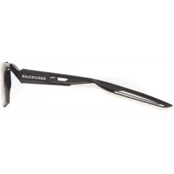 Balenciaga - Hybrid Rectangle Sunglasses - Black White - Sunglasses - Balenciaga Eyewear - Avvenice
