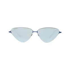 Balenciaga - Invisible Cat Sunglasses in Blue Metal with Blue Lenses - Sunglasses - Balenciaga Eyewear - Avvenice
