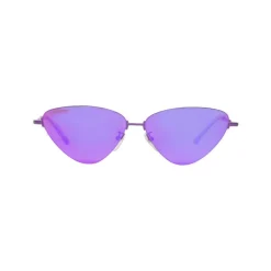 Balenciaga - Invisible Cat Sunglasses in Purple Metal with Purple Lenses - Sunglasses - Balenciaga Eyewear - Avvenice