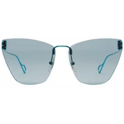Balenciaga - Light Cat Sunglasses - Turquoise - Sunglasses - Balenciaga Eyewear - Avvenice