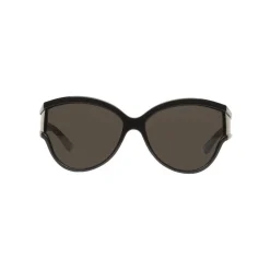 Balenciaga - Limited Round Sunglasses in Black Acetate with Black Lenses - Sunglasses - Balenciaga Eyewear - Avvenice