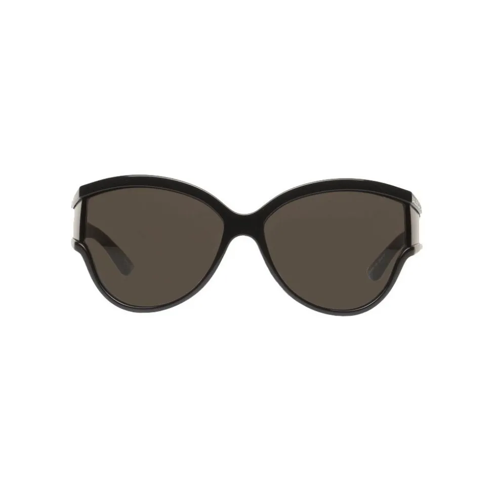 Balenciaga - Limited Round Sunglasses in Black Acetate with Black Lenses - Sunglasses - Balenciaga Eyewear - Avvenice