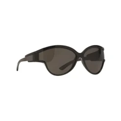 Balenciaga - Limited Round Sunglasses in Black Acetate with Black Lenses - Sunglasses - Balenciaga Eyewear - Avvenice