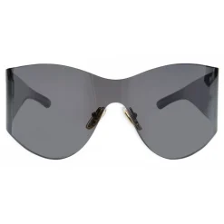 Balenciaga - Mask Round Sunglasses - Black - Sunglasses - Balenciaga Eyewear - Avvenice