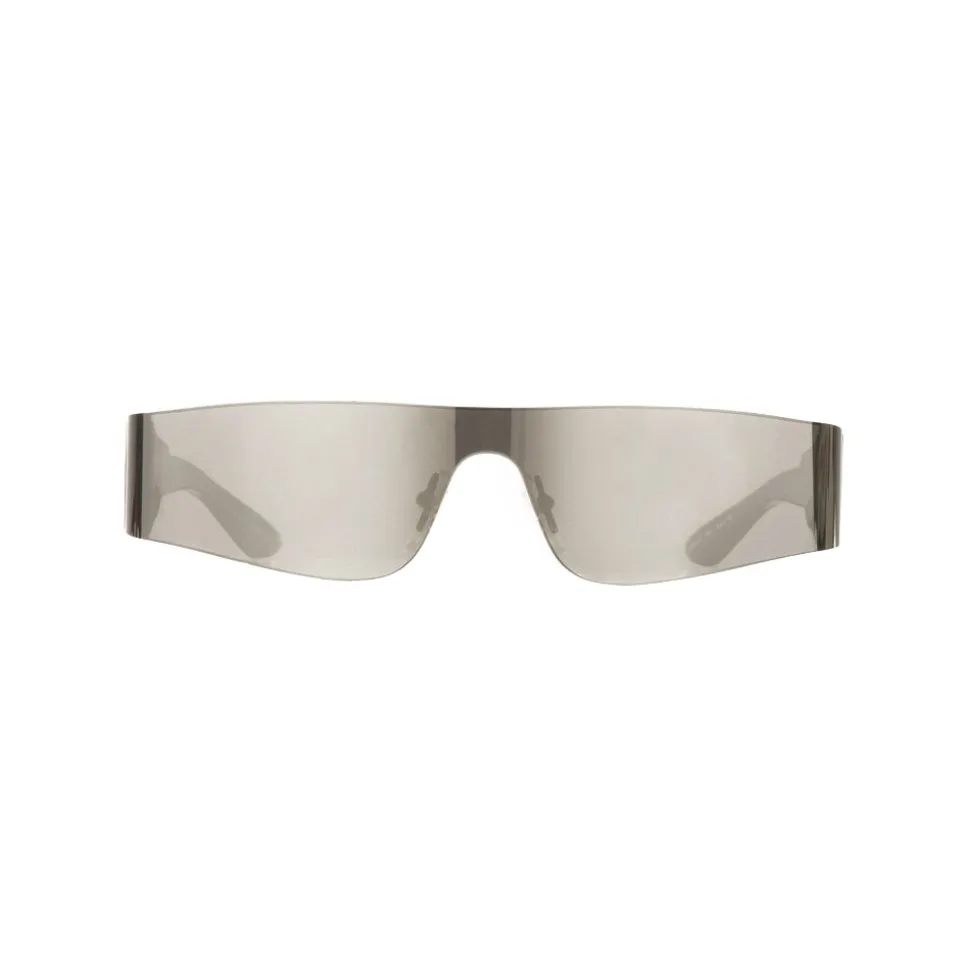 Balenciaga - Mono Rectangle Sunglasses - Silver - Sunglasses - Balenciaga Eyewear - Avvenice