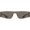 Balenciaga - Mono Rectangle Sunglasses - Black - Sunglasses - Balenciaga Eyewear - Avvenice