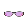Balenciaga - Neo Round Sunglasses in Black Acetate with Purple Lenses - Sunglasses - Balenciaga Eyewear - Avvenice