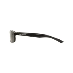 Balenciaga - Neo Square Sunglasses in Black Acetate with Black Lenses - Sunglasses - Balenciaga Eyewear - Avvenice