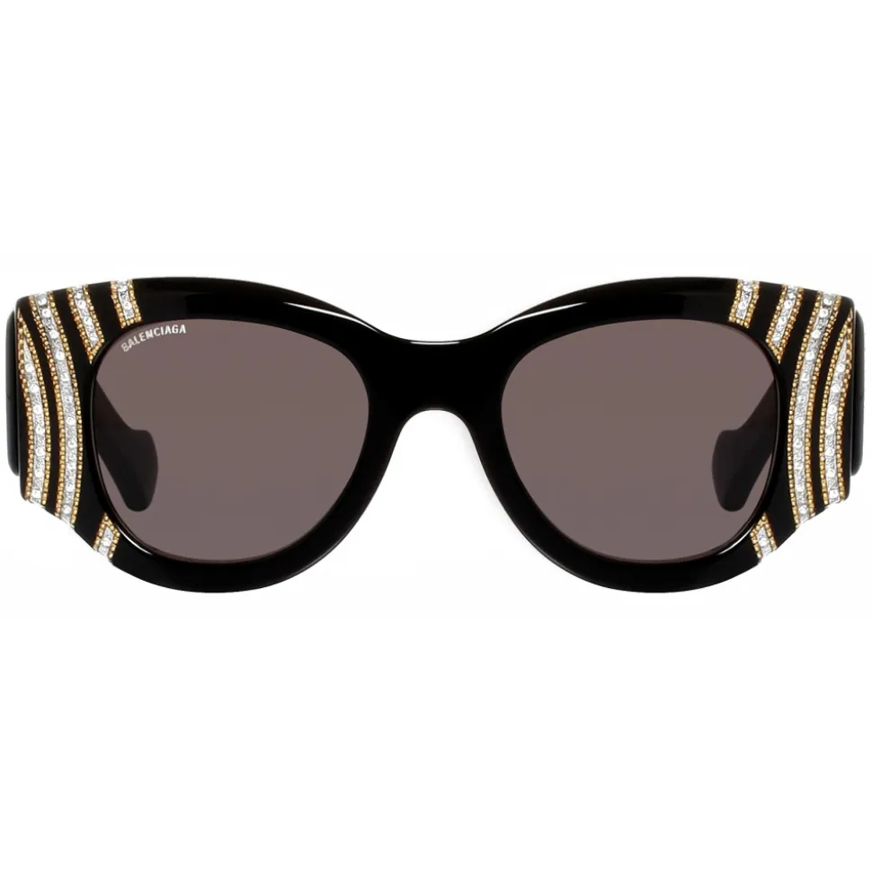 Balenciaga - Paris Cat Jewelry Sunglasses - Black Silver - Sunglasses - Balenciaga Eyewear - Avvenice