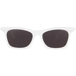 Balenciaga - Rim Rectangle Sunglasses - White - Sunglasses - Balenciaga Eyewear - Avvenice