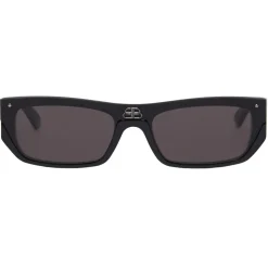 Balenciaga - Shield Rectangle Sunglasses - Black - Sunglasses - Balenciaga Eyewear - Avvenice