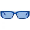 Balenciaga - Shield Rectangle Sunglasses - Blue Pearl - Sunglasses - Balenciaga Eyewear - Avvenice
